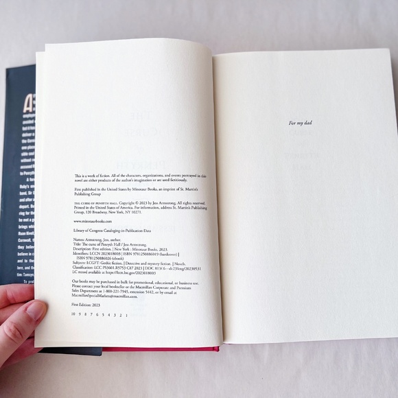 The Curse of Penryth Hall by Jess Armstrong Hardcover Book - Picture 5 of 5